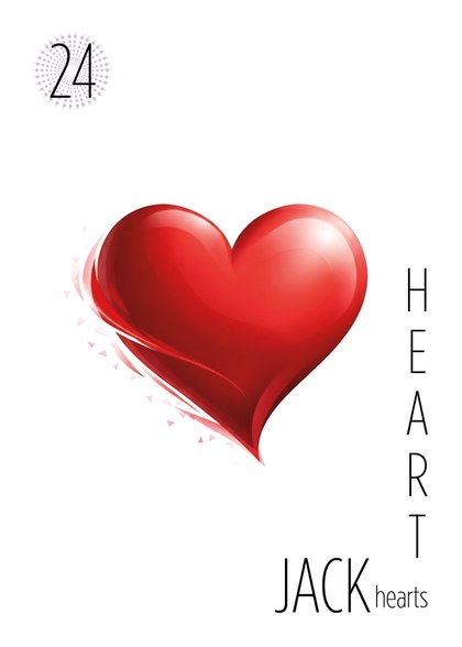 The Heart card from the Lyla Lenormand deck
